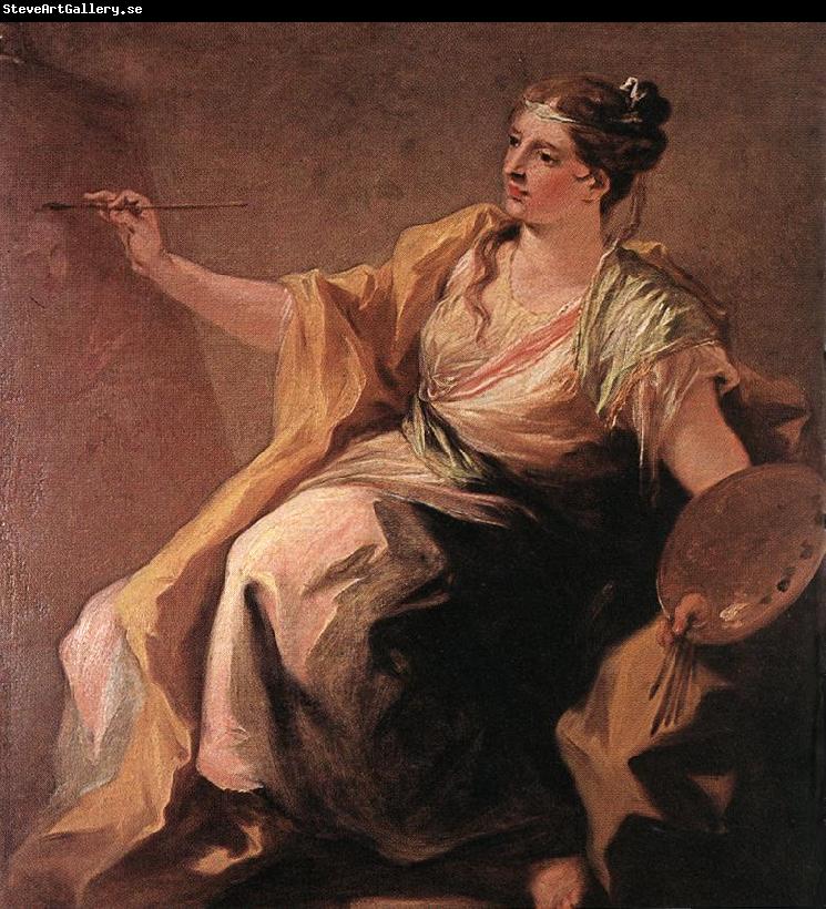 PELLEGRINI, Giovanni Antonio Allegory of Painting ag
